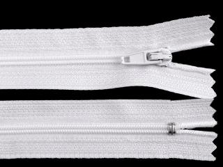 Spirálový zip šíře 3 mm, různá délka varianta: Bílá, 30cm
