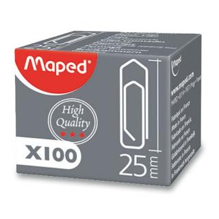 Sponky Maped - 25 mm, 100 ks, krabička
