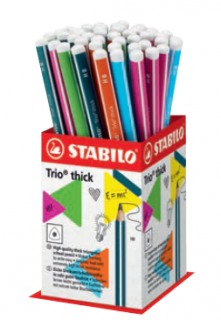 STABILO Trio thick HB varianta: petrolejová