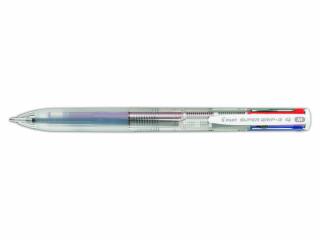 Super Grip G - 4 - Kuličkové pero - čtyřbarevné - Střední hrot (M) varianta: Transparentní