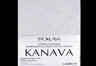 Vyšívací tkanina Kanava 20x30 cm varianta: 46 oček/10cm