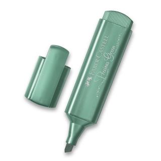 Zvýrazňovač Faber-Castell Textliner 46 Metallic - výběr barev varianta: metalický zelený