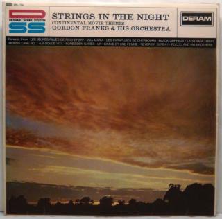 LP Gordon Franks & His Orchestra ‎– Strings In The Night (Continental Movie Themes) 1967