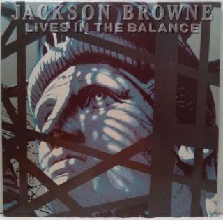 LP Jackson Browne - Lives In The Balance, 1986