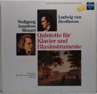 LP Ludwig van Beethoven, Wolfgang Amadeus Mozart, Complesso Musica Da Camera di Roma - Quintette Für Klavier Und Blasinstrumente, 1978