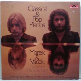 LP Marek & Vacek - Orchester Hans Bertram ‎– Classical & Pop Pianos, 1971