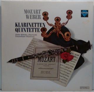 LP Wolfgang Amadeus Mozart, Carl Maria von Weber, Dieter Klöcker, Consortium Classicum - Klarinetten Quintette, 1965