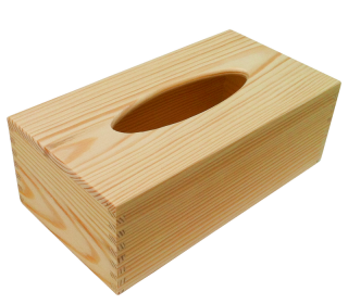 Dřevěná krabička na kapesníky HANKY 25x13x9 cm