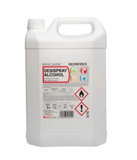 DESISPRAY ALCOHOL, 5l, dezinfekční prostředek pro přímé použití