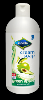 Isolda tekuté krémové mýdlo zelené jablko s avokádovým mlékem 500 ml válec