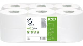 Papernet BioTech toaletní papír Mini Jumbo 195 mm, 2 vrstvy - 12 kusů