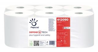 Papernet ručníky v roli Autocut DefendTech, bílé, 140 m, 6 ks