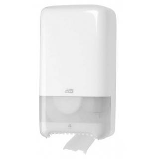 TORK Mid–size Twin zásobník na toaletní papír, bílý, 557500