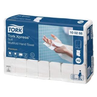 TORK Premium skládané ručníky Soft, bílá, 2vr., 100% celulóza, 2310ks/kt, 100288