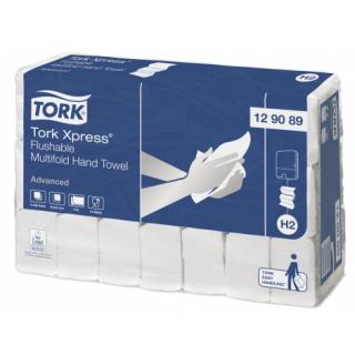 TORK Xpress® Flushable papírové ručníky Multifold, 2vr., 21x200ks, 129089