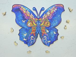 Dřevěné puzzle motýl (Dřevěné puzzle motýl)