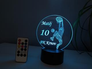 Led lampička basketbalista 2 (Led lampička  basketbalista 2)