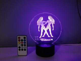 Led lampička blíženci (Led lampička blíženci)