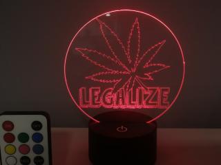 Led lampička cannabis (Led lampička cannabis)