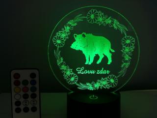 Led lampička divočák (Led lampa divočák)