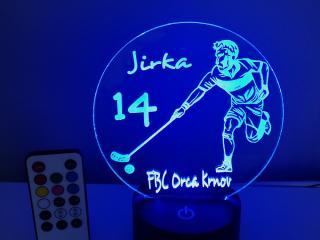 Led lampička florbalista (Led lampička florbalista)