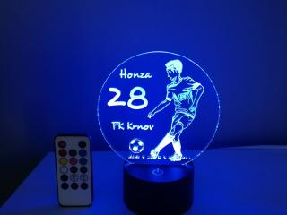 Led lampička fotbalista (Led lampa fotbalista)