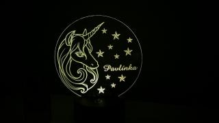 Led lampička jednorožec 1 (Led lampička jednorožec 1)