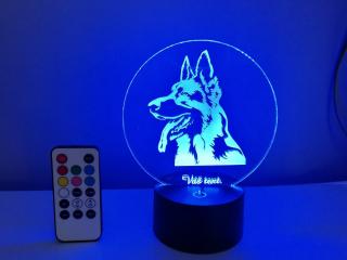 Led lampička  Německý ovčák 2 (Led lampička  Německý ovčák 2)