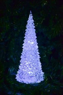 32 cm XL svítící LED vánoční stromek