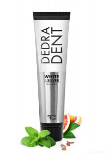 DEDRA DENT® Přírodní bělící zubní pasta WHITE & SILVER 100 ml