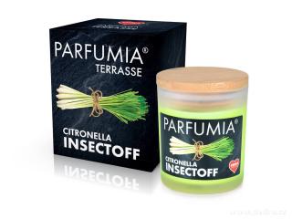 DEDRA Sójová vonná EKO svíce, CITRONELLA INSECTOFF, PARFUMIA® 250 ml