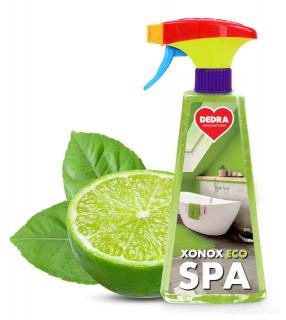 EKO čistič koupelen s vodoodpudivým efektem XONOX ECO SPA, nová limetka 500 ml