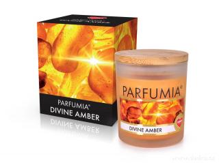 Sójová vonná EKO svíce PARFUMIA®, DIVINE AMBER 250 ml