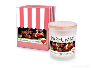 Sójová vonná EKO svíce PARFUMIA® pečený čaj, LADY MARMELADE’S FRUIT TEA  250 ml