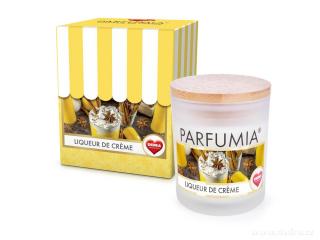 Sójová vonná EKO svíce PARFUMIA®  vůně  vaječný likér, LIQUEUR DE CRÈME 250 ml