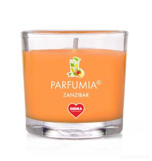 Votivní sójová vonná EKO svíce PARFUMIA®, ZANZIBAR, 55 ml