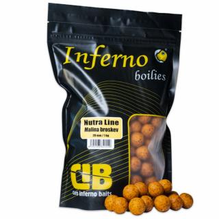 Boilie Carp Inferno Malina- Broskev 1kg 20mm (Úspěšná novinka Inferna.)