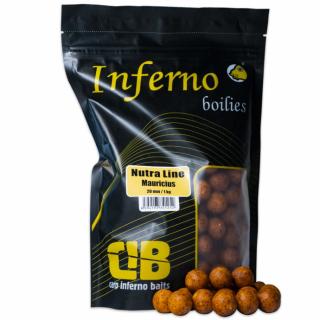 Boilie Mauricius Nutra Line 1kg 20mm (Směs tropických druhů ovoce)