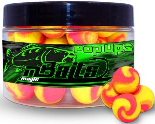 Pop Up boilies žluto-růžové (Dvoubarevné Pop Up boilies)