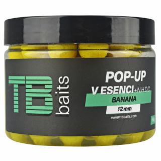 TB Baits Plovoucí Boilie Pop-Up Banana + NHDC 65 g - 12 mm