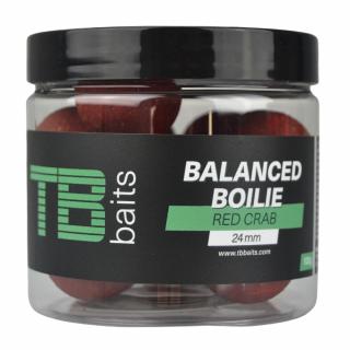 TB Baits Vyvážené Boilie Balanced + Atraktor Red Crab 100 g - 24 mm