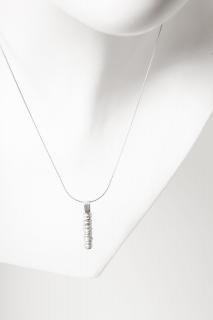 Dámský minimalistický náhrdelník Line Délka řetízku: 40-45cm, Materiál: Stříbro 925/1000