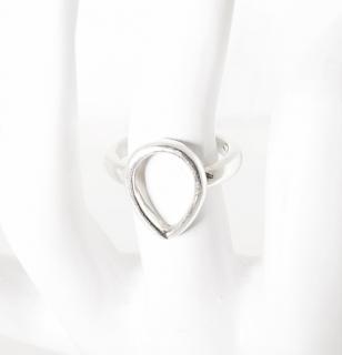 Dámský prsten kapka Materiál: Stříbro 925/1000, Velikost prstenu: 41 (13,0mm)