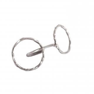 Dámský stříbrný dvojitý prsten Implicate Materiál: Zlato 585/1000, Velikost prstenu: 59 (18,8mm)