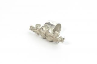 Dámský stříbrný prsten s listy Leaf Velikost prstenu: 41 (13,0mm)