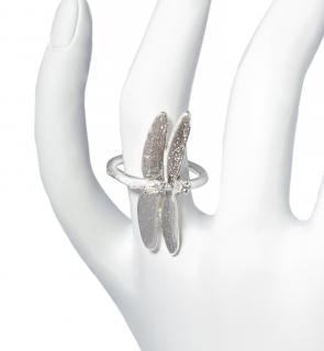 Dámský stříbrný prsten s vážkou Velikost prstenu: 44 (14,0mm)