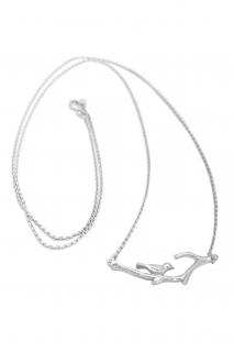 Stříbrný dámský náhrdelník Bird ze stříbra Délka řetízku: 60-65cm