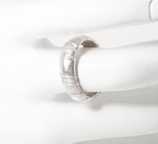 Unisex stříbrný minimalistický prsten Line Velikost prstenu: 64 (20,4mm)