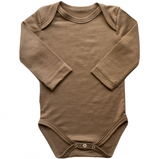 Merino body oříškově hnědá 18-24 měsíců