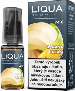 Banánový krém / Banana Cream - LIQUA Mixes 10ml Obsah nikotinu: 12mg